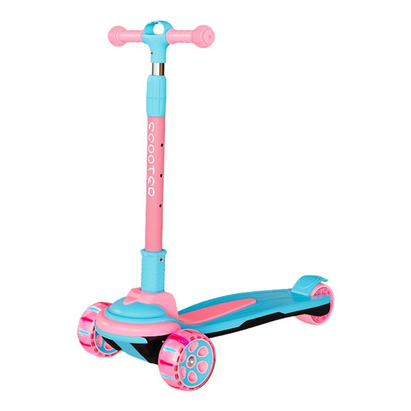 سكوتر أطفال ثلاثي العجلات قابل للطي والتعديل