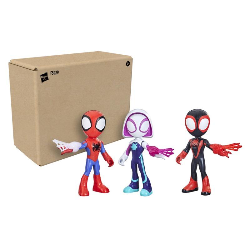 Marvel Spidey and His Amazing Friends Power of Three Figure Set