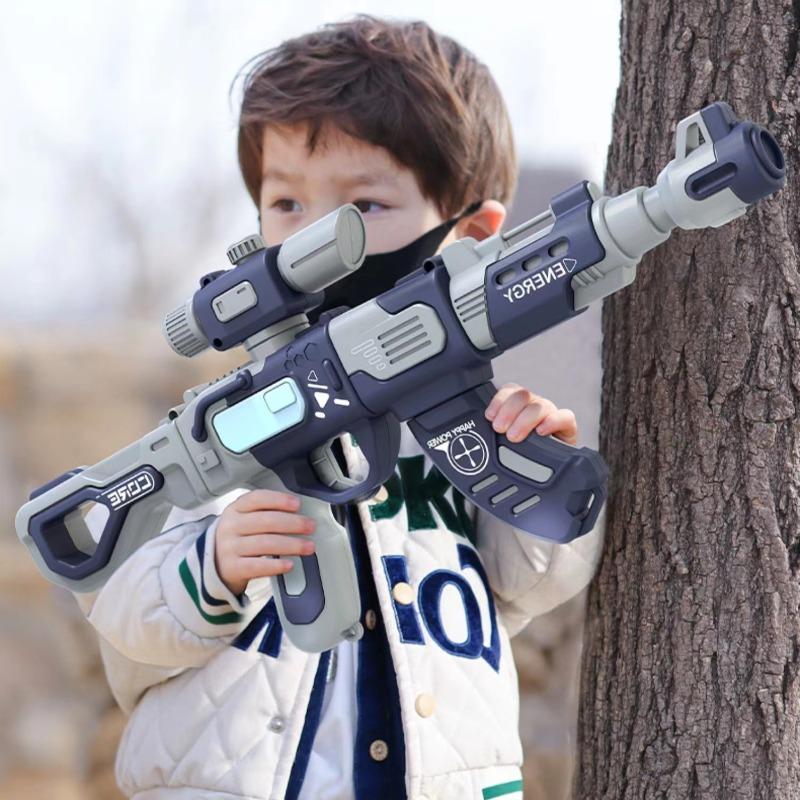 Combined Plastic Toy Gun With Sound And Light
