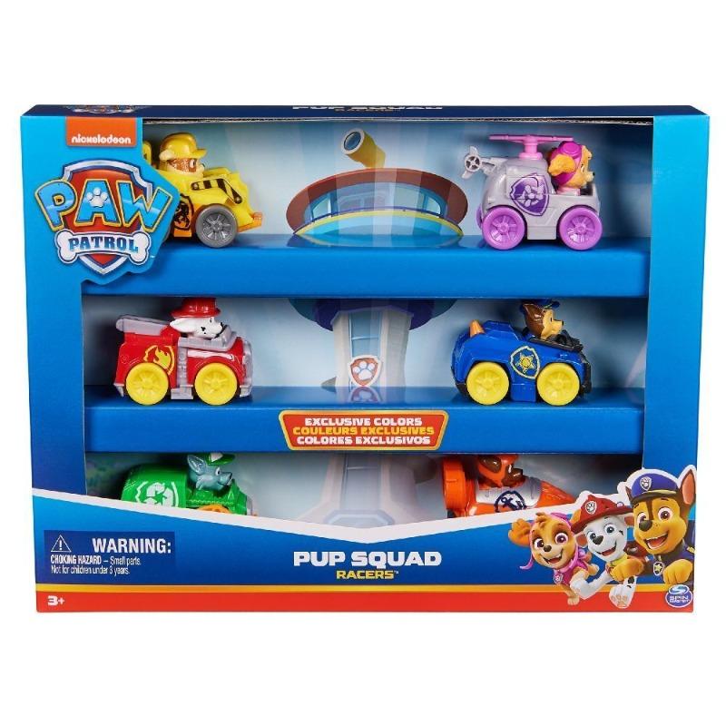 Paw Patrol Poop Squad Racers Gift Set -6 Piece