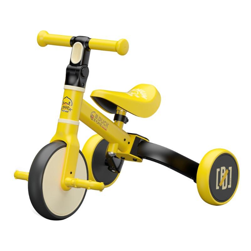 B.Duck 3-in-1 Toddler Tricycle & Balance Bike Model 1033 – Yellow