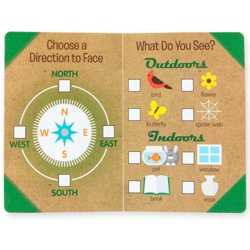 Melissa And Doug Binoculars And Compass Toy Play Set