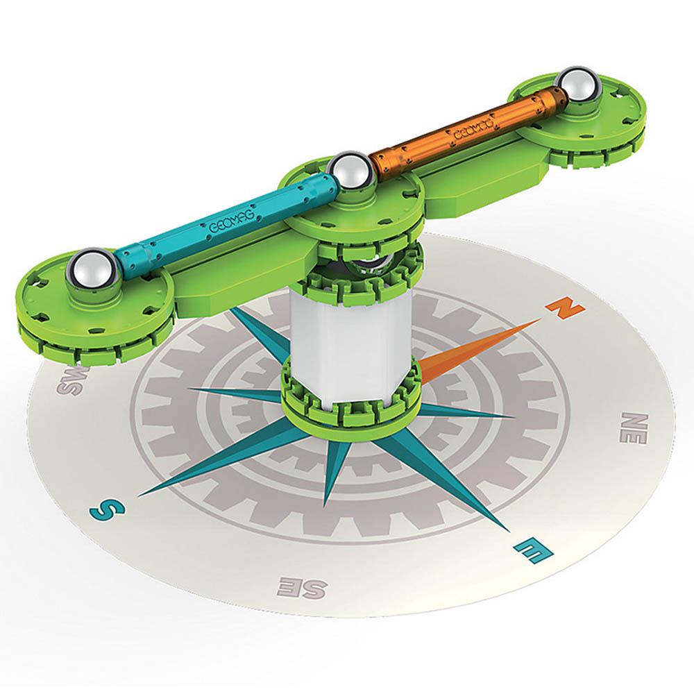 جيوماج - مجموعة بناء البوصلة المغناطيسية الميكانيكية - 35 قطعة