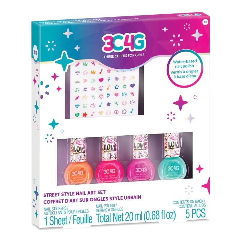 3C4G Graffiti Nail Polish and Nail Sticker Set