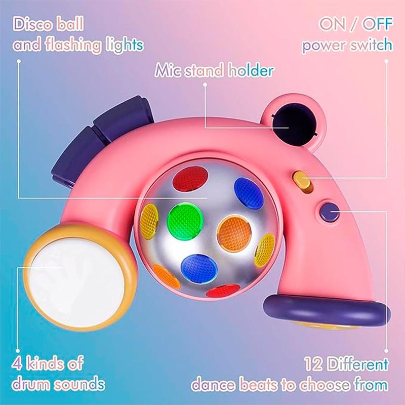 مجموعة الأدوات الموسقية متعددة الوظائف لون وردي