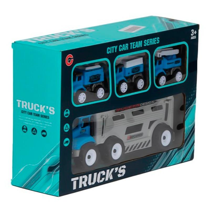 مجموعة شاحنة شرطة هرقل - لون أزرق