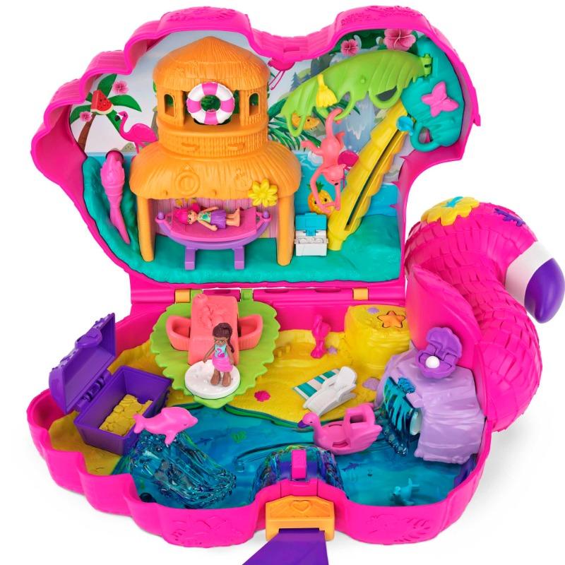 Polly Pocket Flamingo Party Pinata Compact