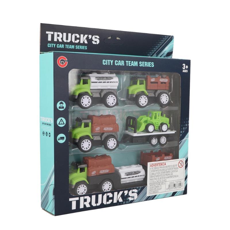 مجموعة شاحنات المزرعة الخضراء