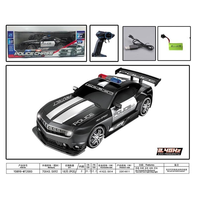 سيارة الشرطة موستانج بجهاز تحكم عن بعد (1:12)