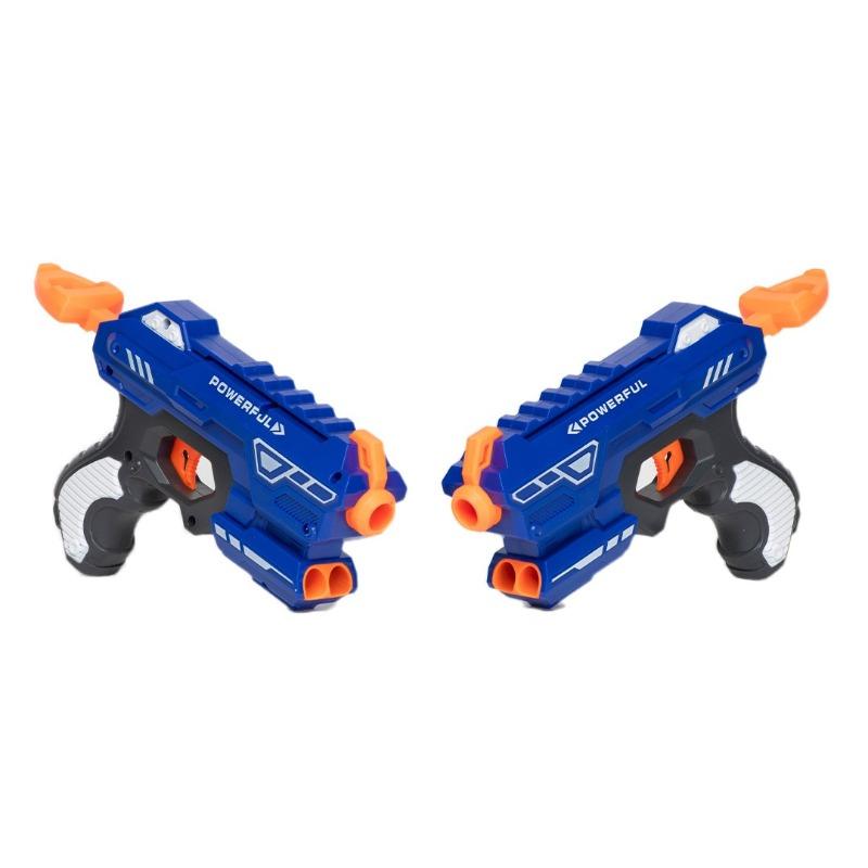 Lefan Toys Two Soft Shot Super Guns Toy Set - Blue