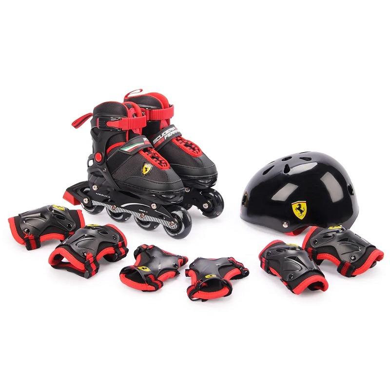 Ferrari Adjustable Skate Set - Red