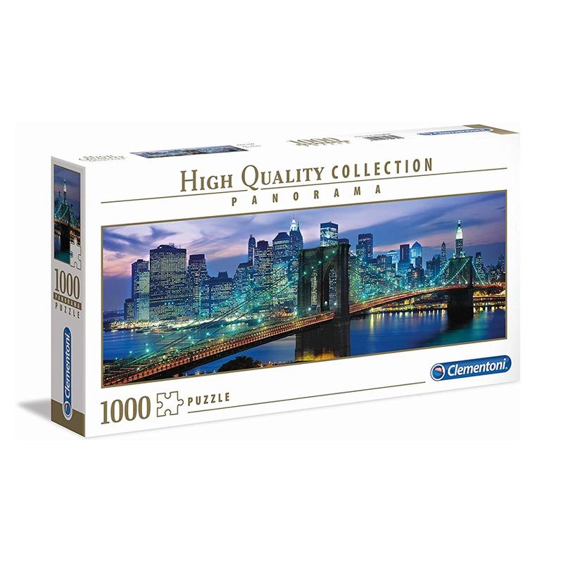 Clementoni Collection Panorama-New York Brooklyn Bridge-1000 Pieces