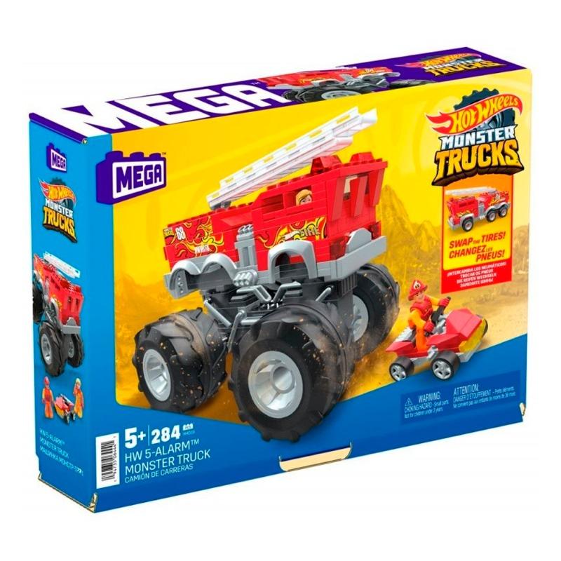 Hot Wheels HW 5-Alarm Monster Truck Building Set