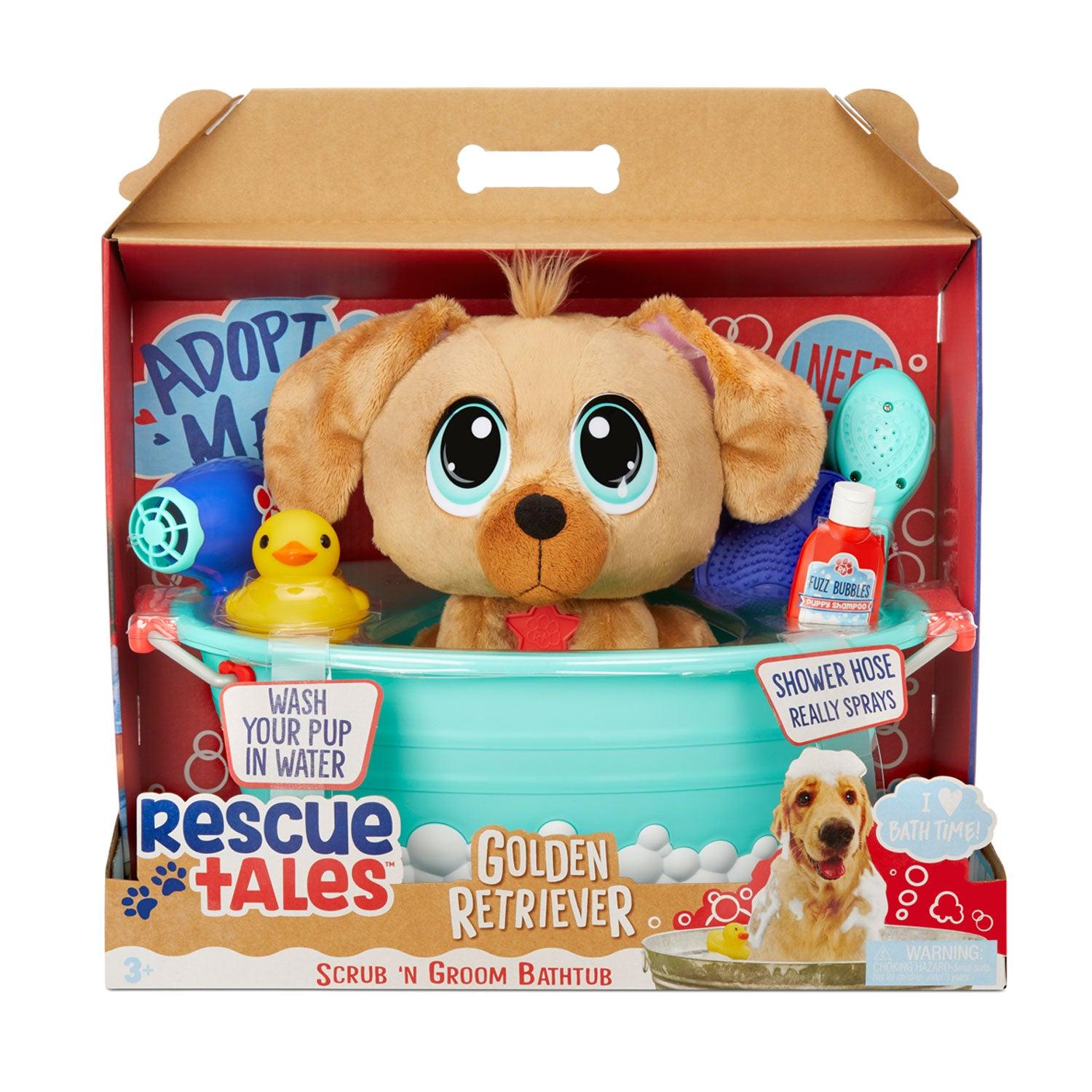 Little Tikes Rescue Tales Scrub N Groom Bathtub Golden