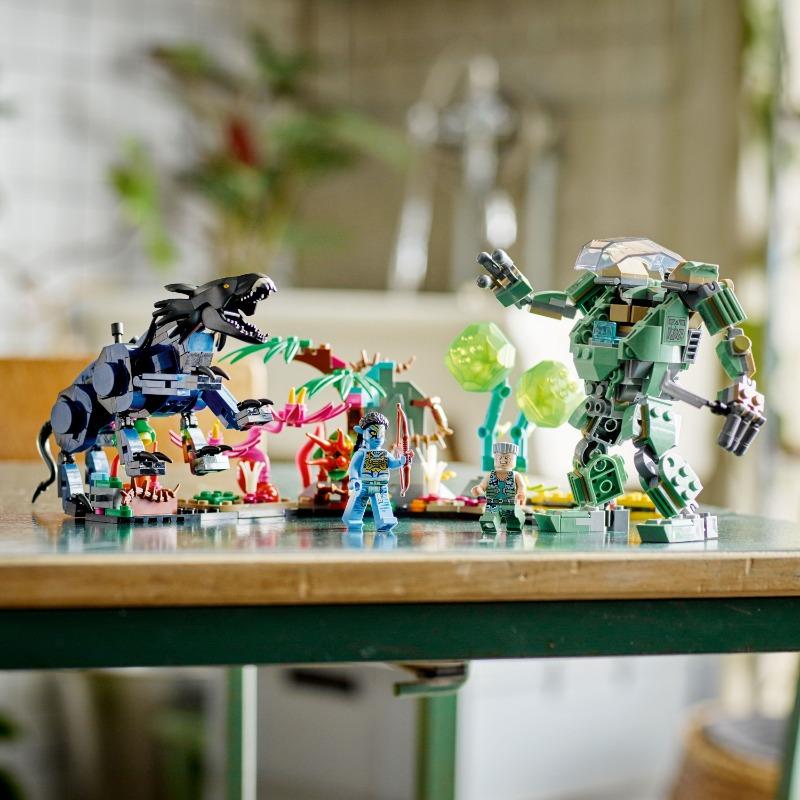 Lego Neytiri And Thanator Vs AMP Suit Quaritch Building Set