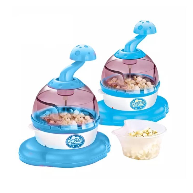Buy 1 Get 1 Free Little Chef Popcorn Machine - Blue + Diy 2 In 1 Popcorn And Ice Cream Machine - Blue