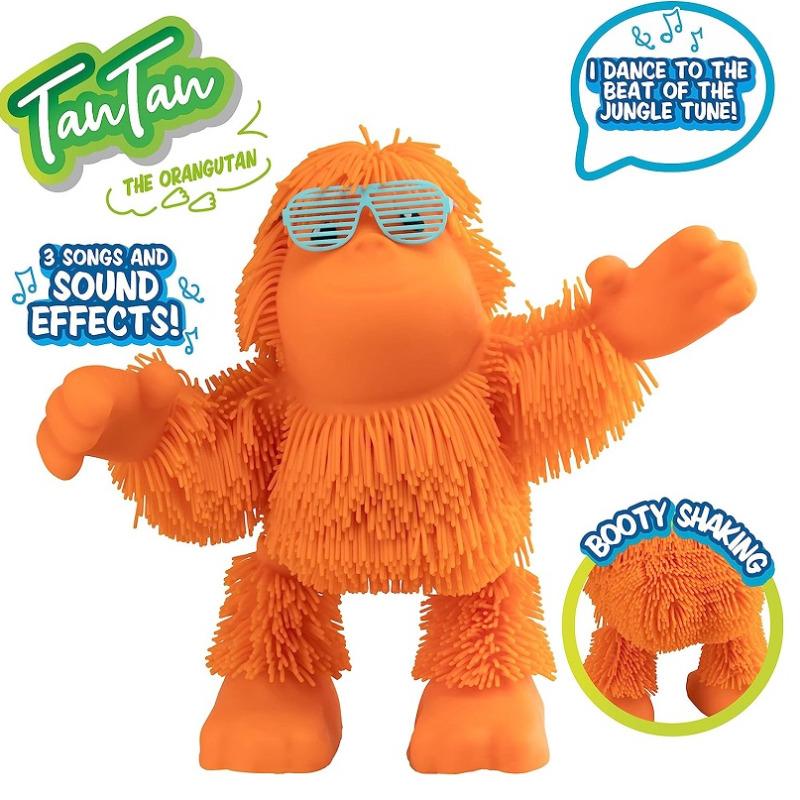 جيجلي بيتس - تان تان أورانجوتان الراقص المطاطي
