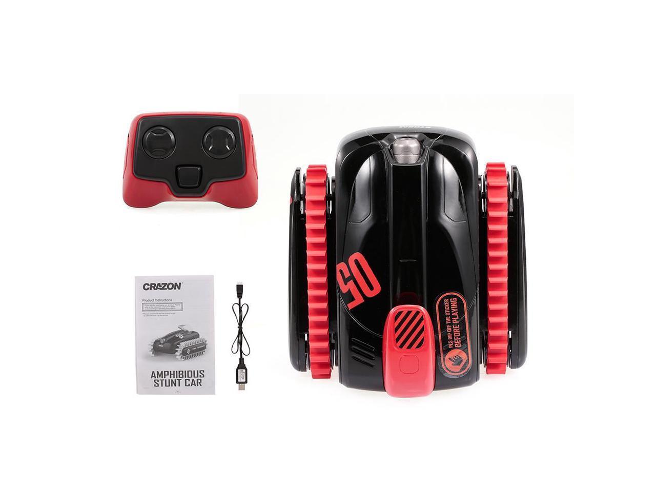 Crazon Water Land Deformation RC Amphibious Car - Red
