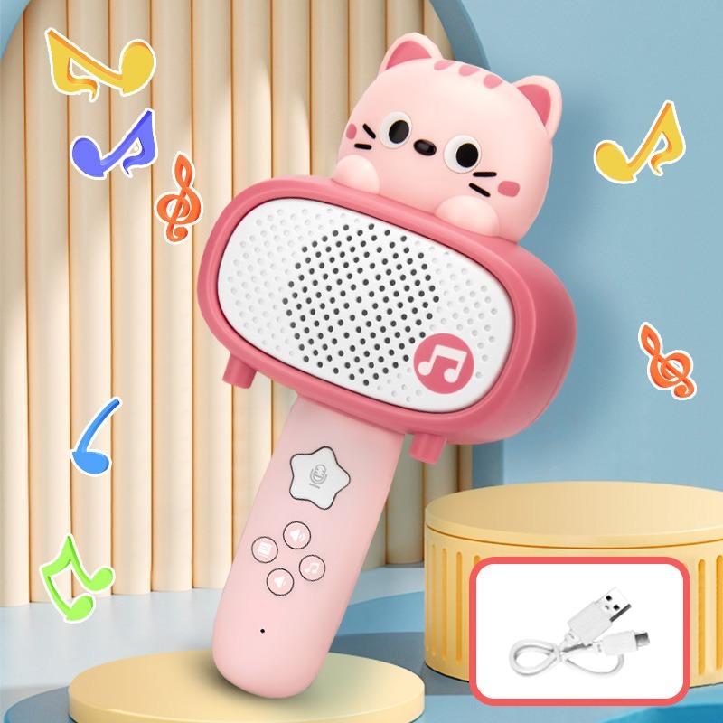 Bluetooth Microphone - Pink Cat