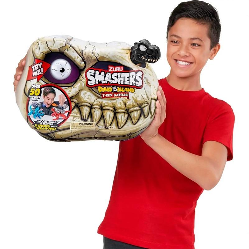 Buy 1 Get 1 Smashers Dino Island T-Rex + Dino Captivz Trackers Surprise Egg