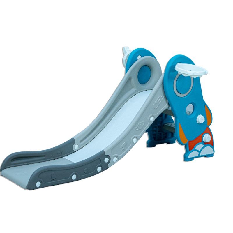 ليتل تودلرز - زحليقة صغيرة الحجم مع طوق كرة السلة للاطفال