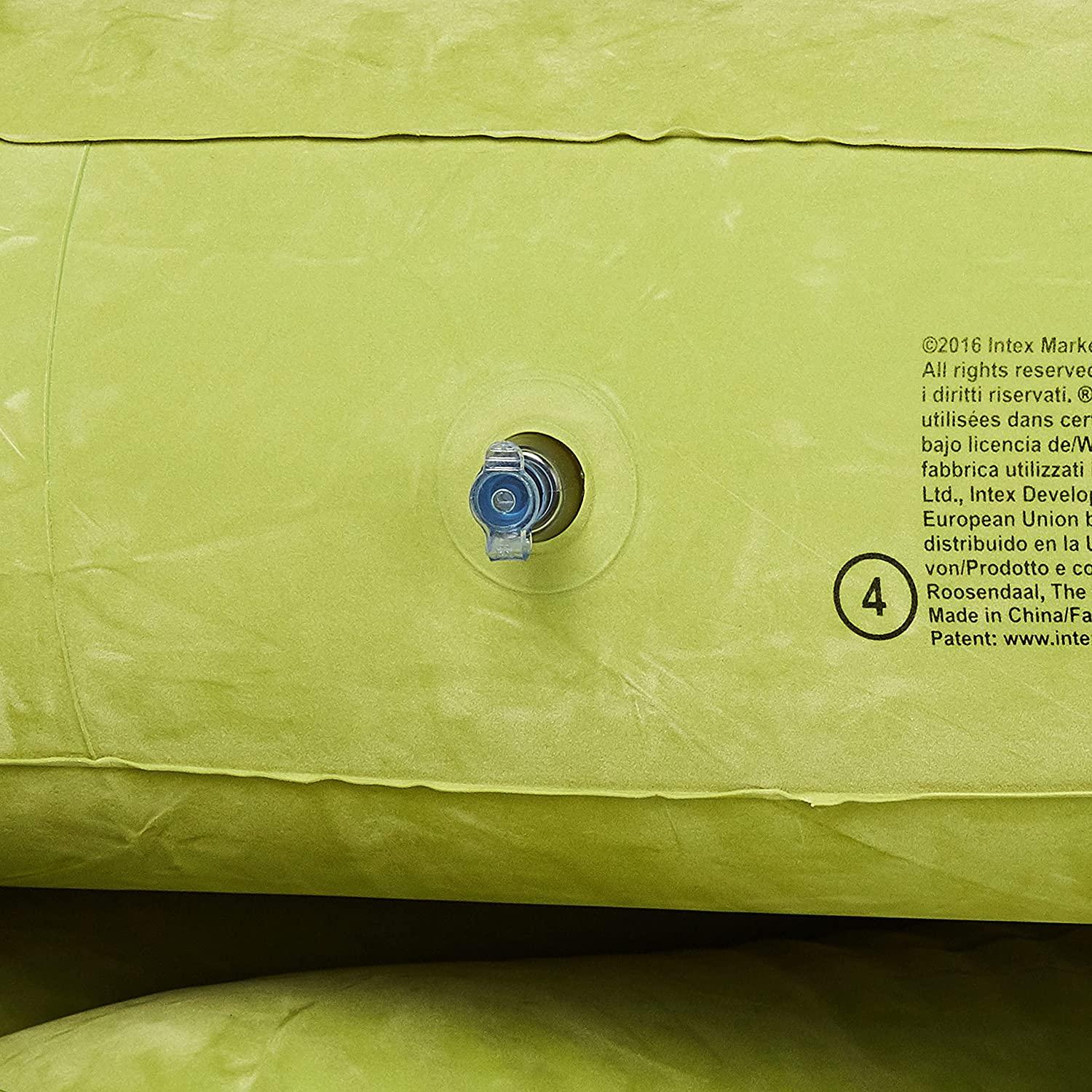 Intex-Inflatable Indoor Or Outdoor Accent Chair With Cup Holder Green