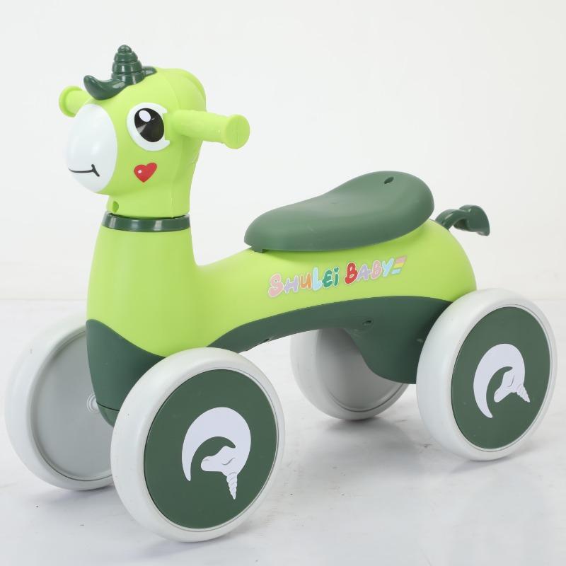 Ride on Toy Car With Light and Music- Green