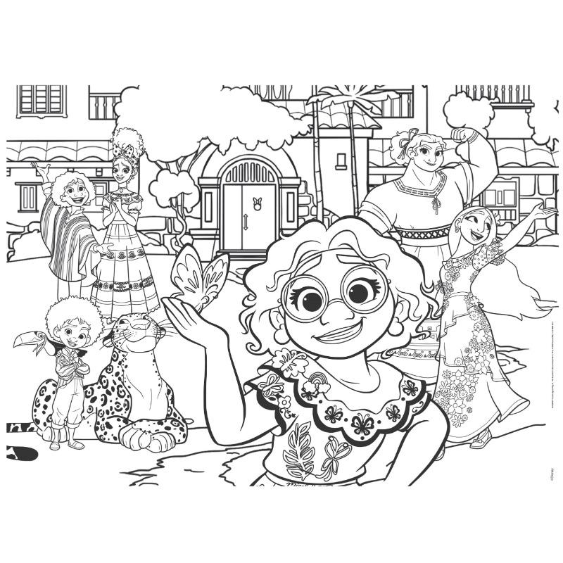 Lisciani Disney Maxifloor Double Face Puzzle Encanto