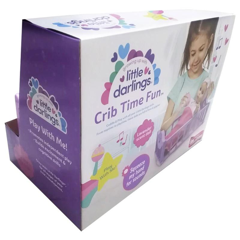 بيبي مزيونة - دمية ليتل مع سرير الأطفال والملحقات