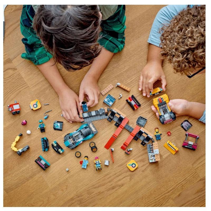 LEGO City Custom Car Garage Building Toy Set - 507 Pcs