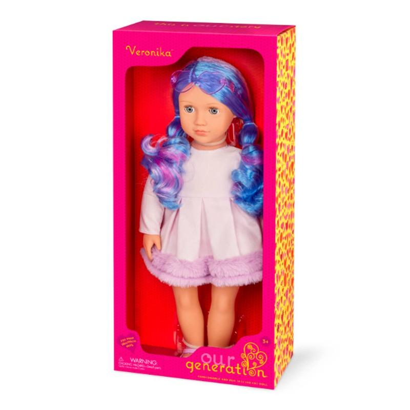 Our Generation Veronika Fashion Doll with Multicolored Hair