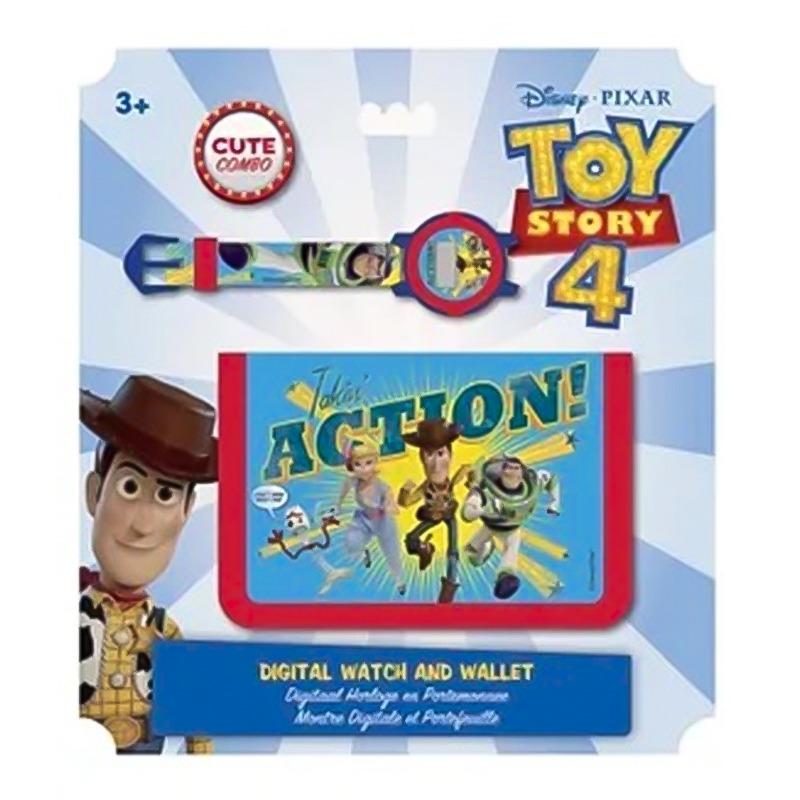 Disney Toy Story 4 Set Digital Watch And Wallet