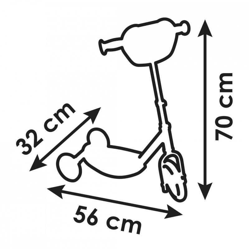 Smoby Gabby Dollhouse 3 Wheel Scooter