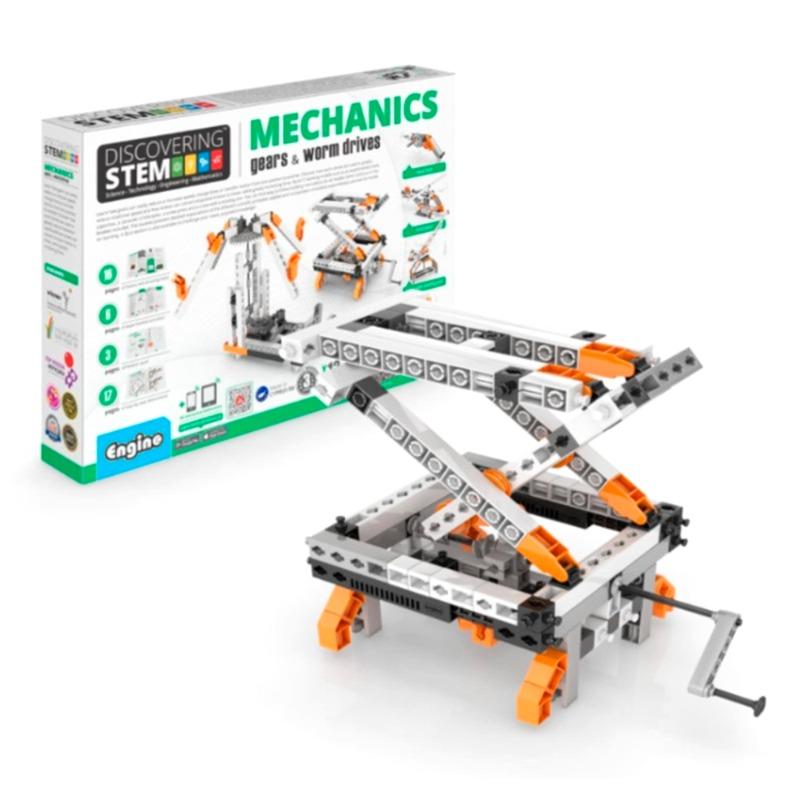 Engino Discovering Stem Mechanics - Gears & Worm Drives