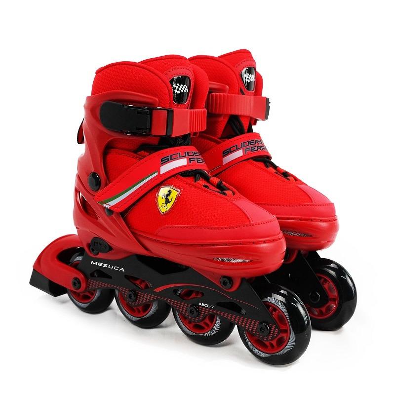 Ferrari Adjustable Inline Skates Red Color