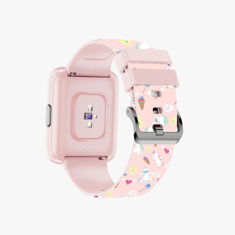 WatchOut Champion Kids & Teens Smartwatch with Habit Building, Heart Rate, Activity Track, 22 Sports Mode, Waterproof, Class Lock (Blush Pink)