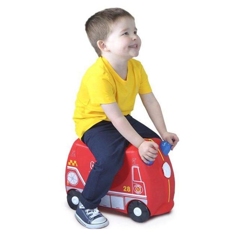 Trunki Ride-On Suitcase & Hand Luggage Fire Engine Frank