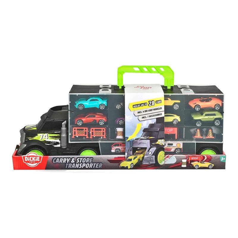 Dickie Transporter And Store Truck Set