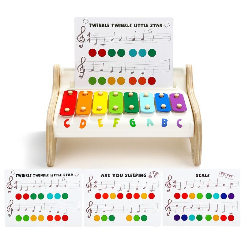 Top Bright Eight Tones Elephant Xylophone