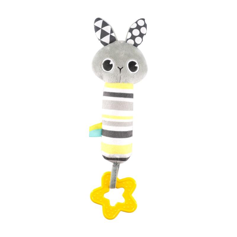 Moon Bunny Design Baby Soft Rattle Teether