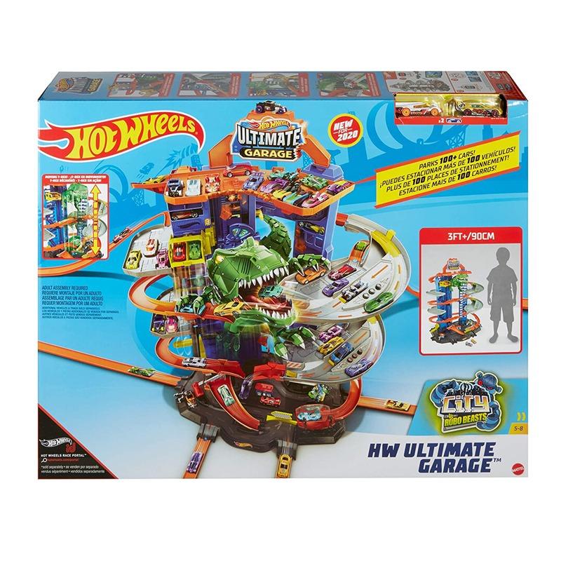 Hot Wheels City Robo T-Rex Ultimate Garage Playset