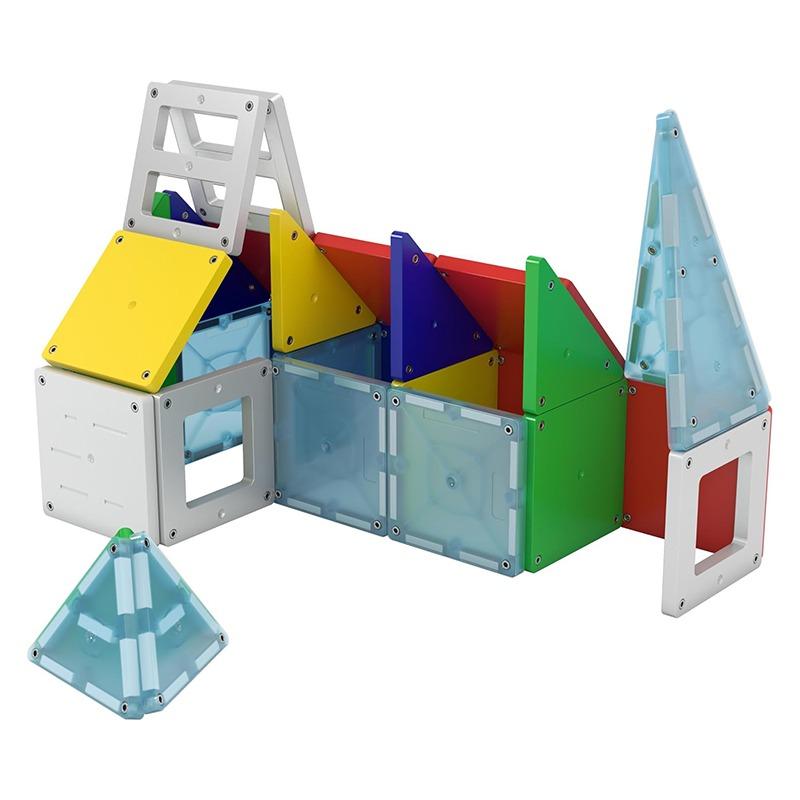 تايل تاون - مجموعة كتل البناء المغناطيسية 30 قطعة