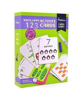 Mideer Write And Wipe Activity Cards - 123