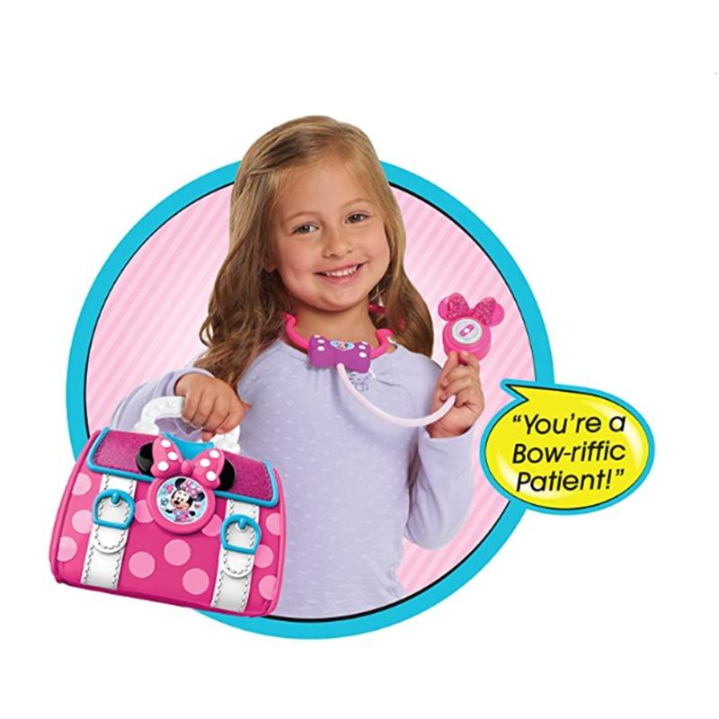 ديزني - مجموعة حقيبة الطبيب ميني ماوس بو كير بأضواء وأصوات