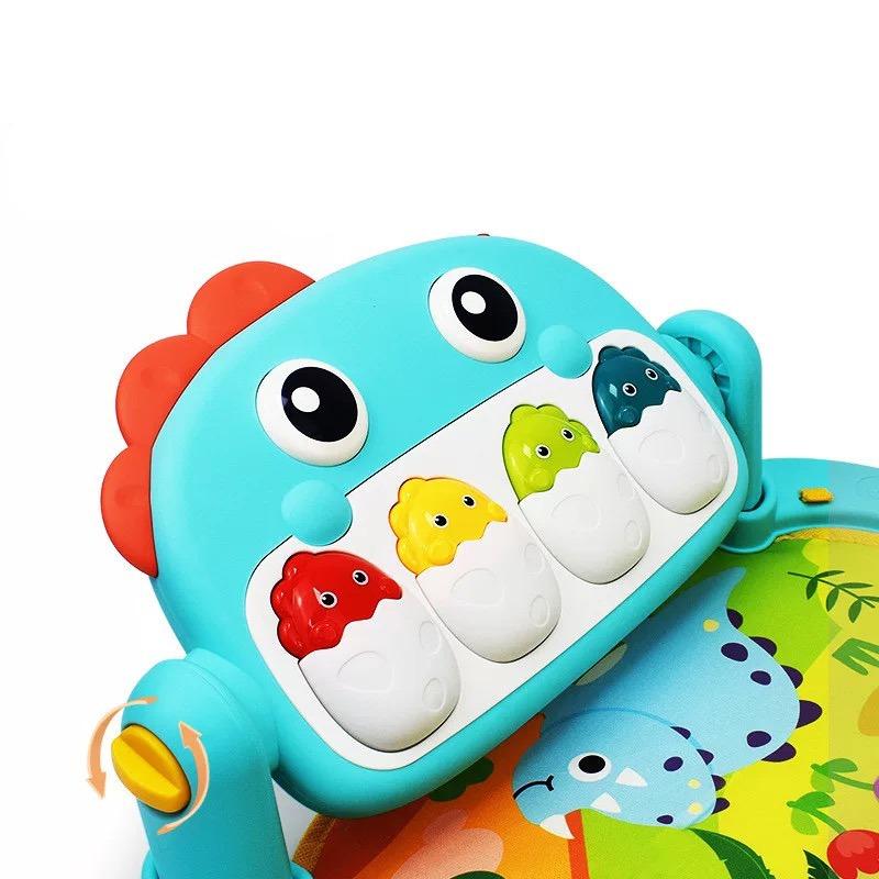 كيكيبيبي بيانو الديناصور متعدد الوظائف – أزرق