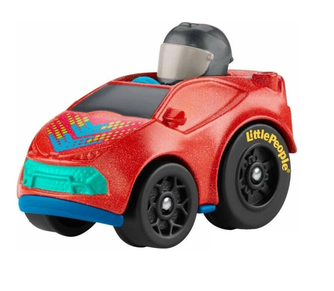 Fisher Price little people new wheelies veh -Red