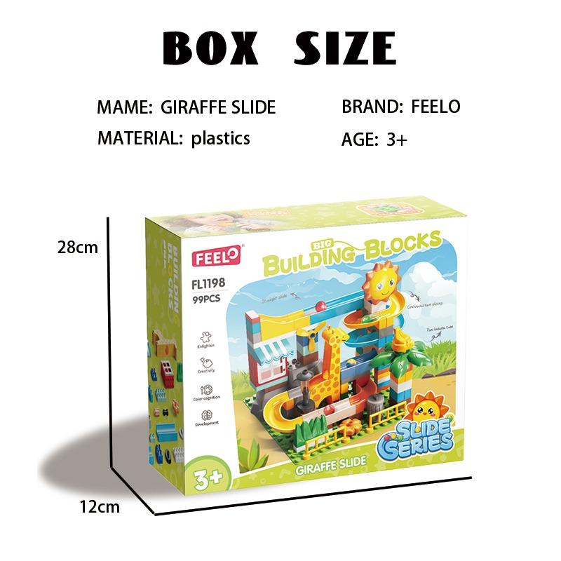 فييلو طقم بناء منزلق الزرافة الكبير – 99 قطعة