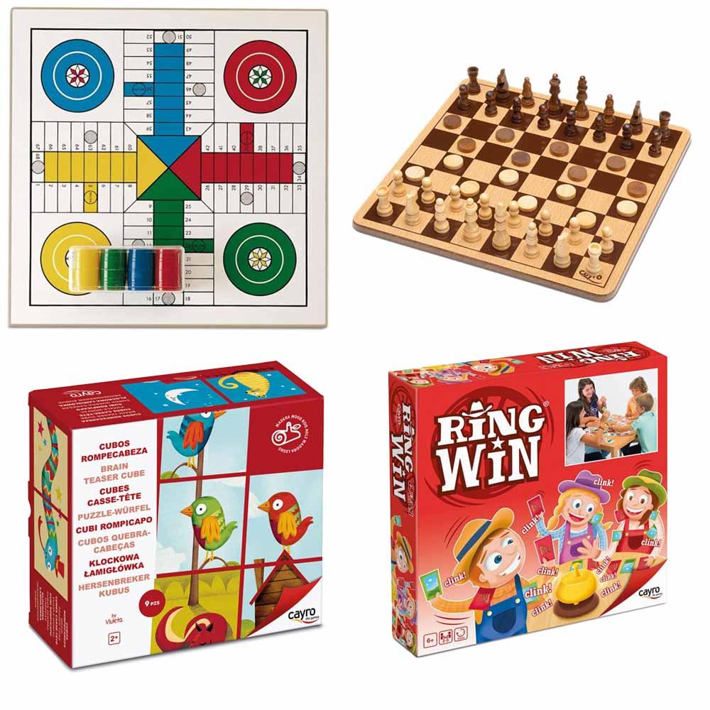 Cayro Board Games Bundle - 4Pcs