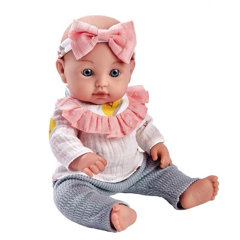 Wander Long 12cm Toddler Doll With Pink Hair Bow