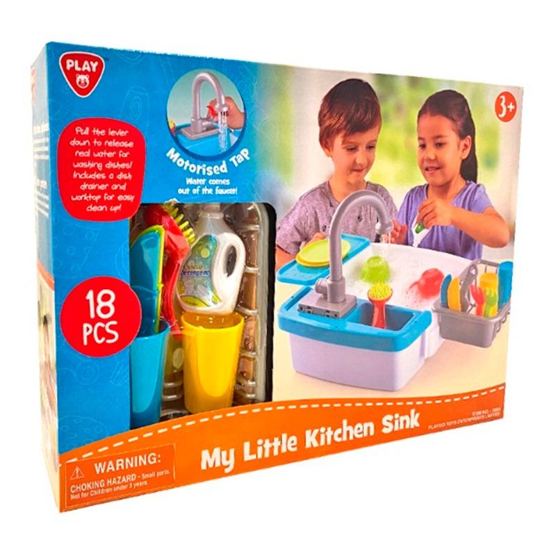 PlayGo - Wash Up Kitchen Sink 18 Pcs